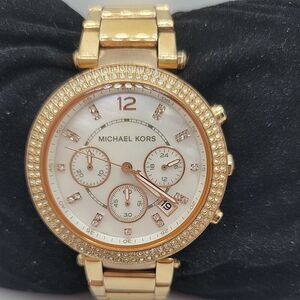 MICHAEL KORS Parker MK5491 Womens Stainless Steel Analog Dial Quartz Watch AM510